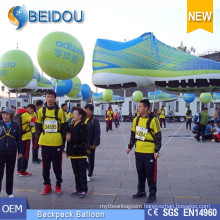 Advertising Balloons Moving Walking LED Lighting Decoration Inflatable Backpack Balloon